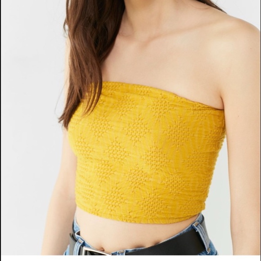 UO Tamara Textured Tube Top